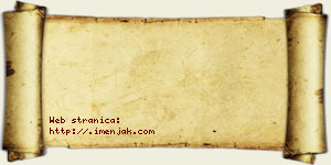 Jasmina Pečanin vizit kartica