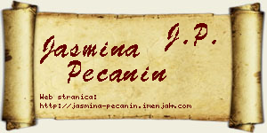 Jasmina Pečanin vizit kartica
